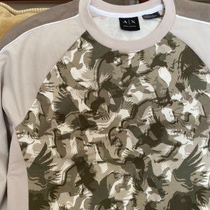 ARMANI EXCHANGE Camo sweatshirt men